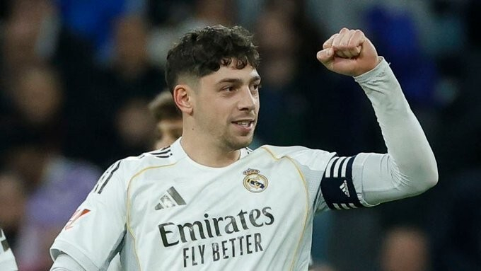 巴尔韦德西甲28轮破门 创皇马生涯单赛季参与进